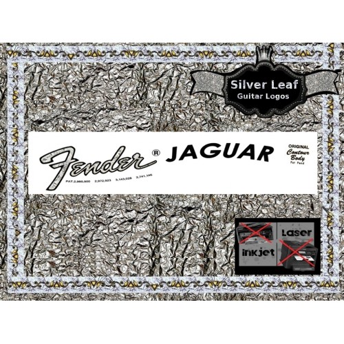 Fender Jaguar Guitar Decal 17s